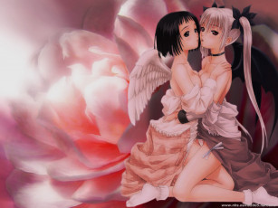 Картинка аниме angels demons