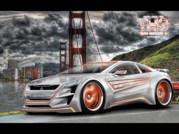 Обои картинки фото автомобили, mitsubishi