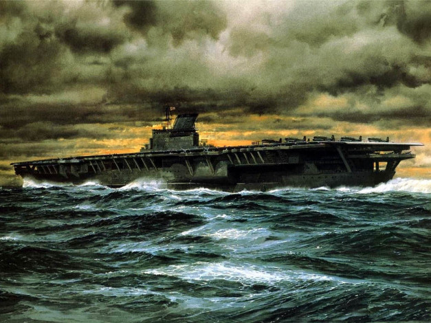 Обои картинки фото корабли, рисованные