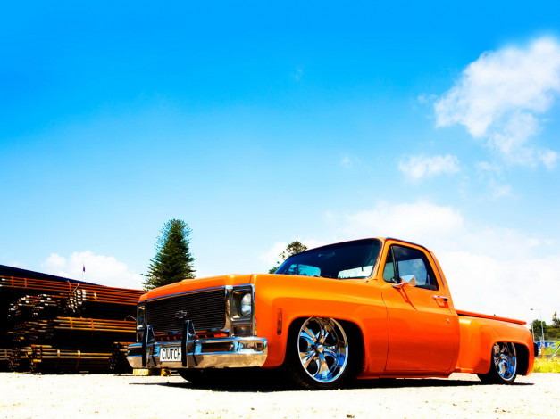 Обои картинки фото автомобили, custom, pick, up