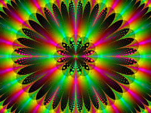 Картинка 3д графика fractal фракталы абстракция