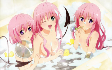 Картинка аниме to love ru девушки