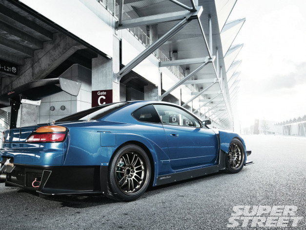 Обои картинки фото 2000, nissan, silvia, spec, s15, автомобили, datsun