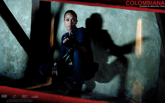 Обои картинки фото colombiana, кино, фильмы, zoe, saldana