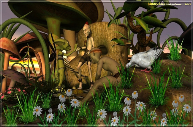 Обои картинки фото 3д, графика, creatures, существа