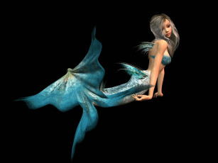 Картинка 3д графика creatures существа девушка