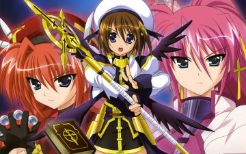 Картинка аниме mahou shoujo lyrical nanoha