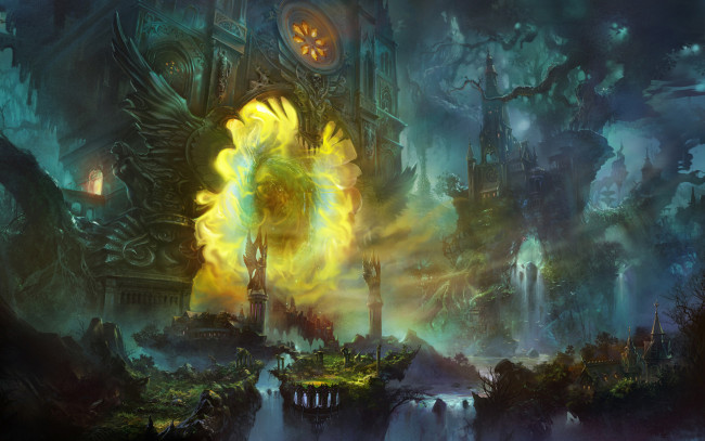 Обои картинки фото фэнтези, иные, миры, времена, магия, замок