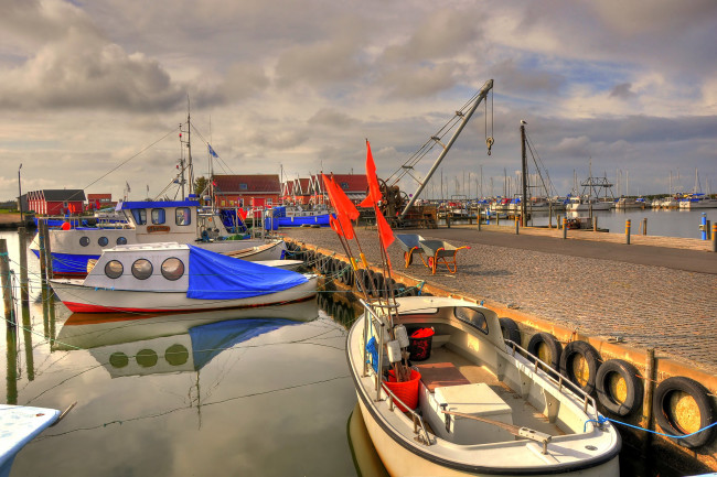 Обои картинки фото дания, hemmet, корабли, порты, причалы, суда