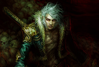 Картинка фэнтези люди куртка