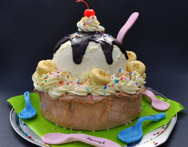 Обои картинки фото еда, мороженое, десерты, украшения, ягоды