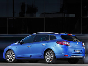 обоя автомобили, renault, mеgane, синий, au-spec, line, gt, estate