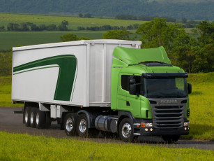 Картинка автомобили scania+ выставка улица 6x2 r440 scania