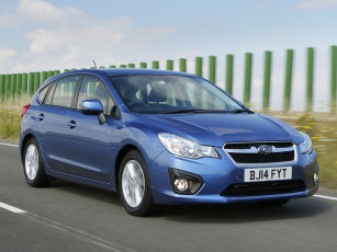 Картинка автомобили subaru синий 2014г gp uk-spec impreza