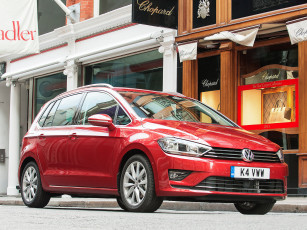 Картинка автомобили volkswagen красный sv 2014г golf