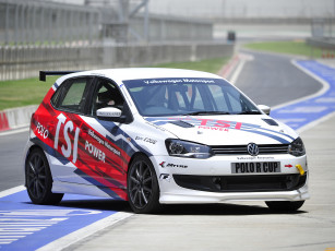 Картинка автомобили volkswagen polo r cup светлый