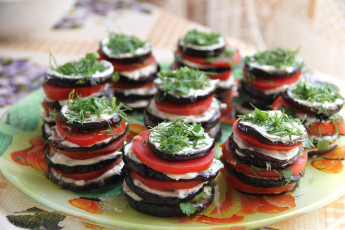 Картинка еда салаты +закуски помидоры баклажаны