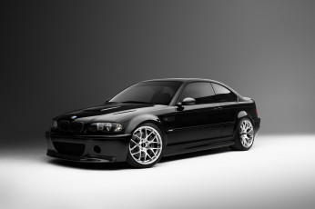 Картинка автомобили bmw black m3 e46