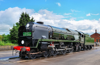 Картинка техника паровозы дорога железная рельсы паровоз