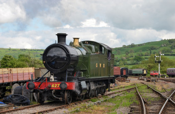 Картинка техника паровозы паровоз железная рельсы дорога