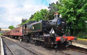 Картинка техника паровозы дорога рельсы паровоз железная