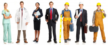 Картинка разное люди профессии