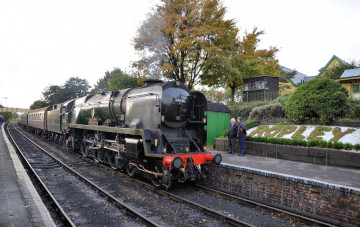 Картинка техника паровозы железная дорога рельсы паровоз
