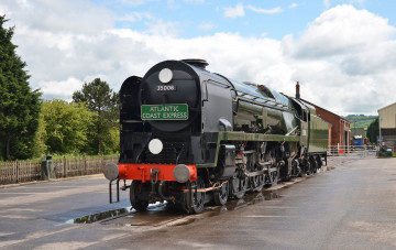 Картинка техника паровозы железная дорога рельсы паровоз