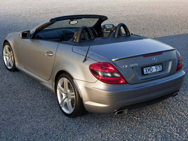 Обои картинки фото автомобили, mercedes-benz, r171, au-spec, sports, package, slk, 300