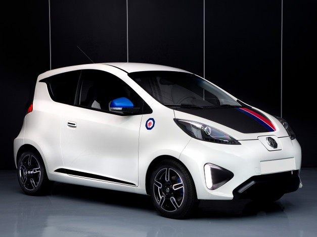 Обои картинки фото автомобили, mg, concept, dynamo, светлый, 2014г, ev