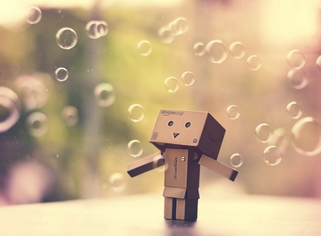 Обои картинки фото разное, данбо , danboard, пузыри