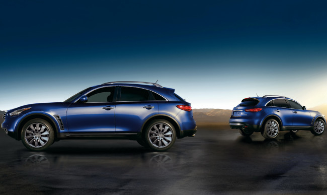Обои картинки фото 2012 infiniti fx 50, автомобили, infiniti, два, синий