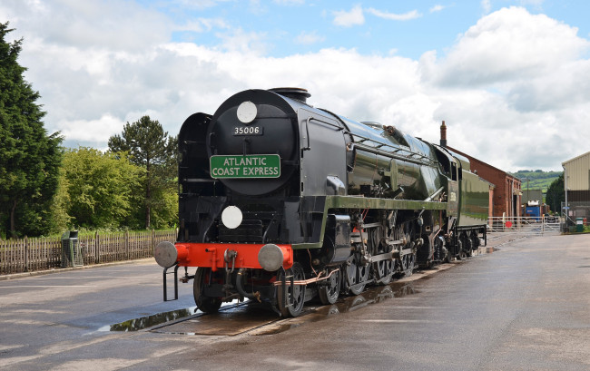 Обои картинки фото техника, паровозы, железная, дорога, рельсы, паровоз