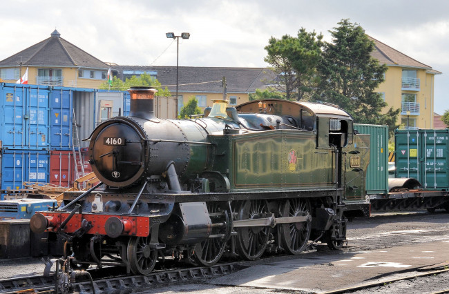 Обои картинки фото техника, паровозы, железная, дорога, рельсы, паровоз