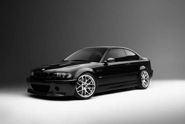 Обои картинки фото автомобили, bmw, black, m3, e46