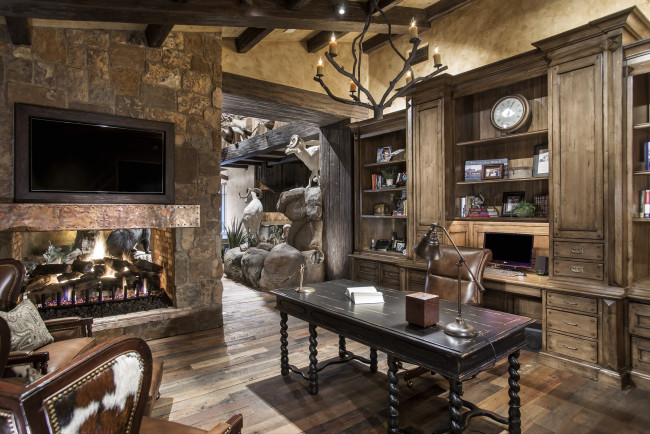 Обои картинки фото интерьер, кабинет,  библиотека,  офис, стол