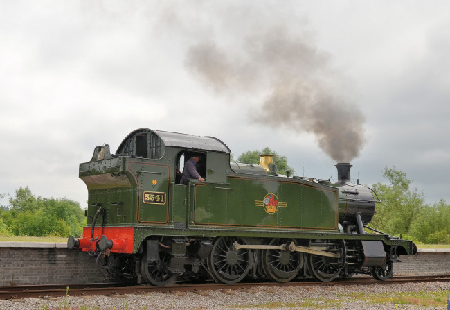 Обои картинки фото техника, паровозы, железная, дорога, рельсы, паровоз