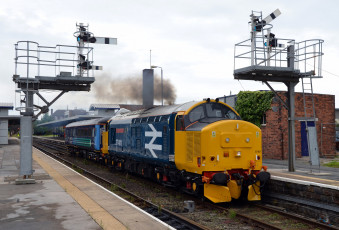 Картинка техника поезда состав железная дорога рельсы локомотив