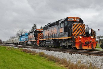 Картинка техника поезда локомотив рельсы дорога железная состав