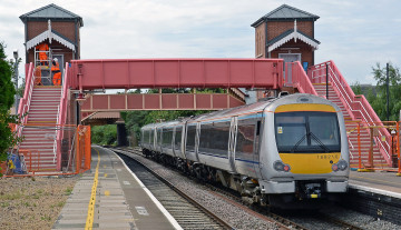 Картинка техника поезда состав локомотив рельсы дорога железная