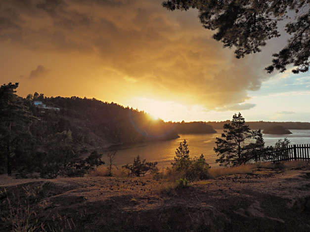 Обои картинки фото природа, восходы, закаты, рассвет