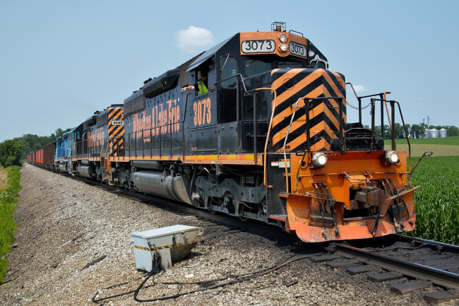 Обои картинки фото техника, поезда, дорога, железная, состав, локомотив, рельсы