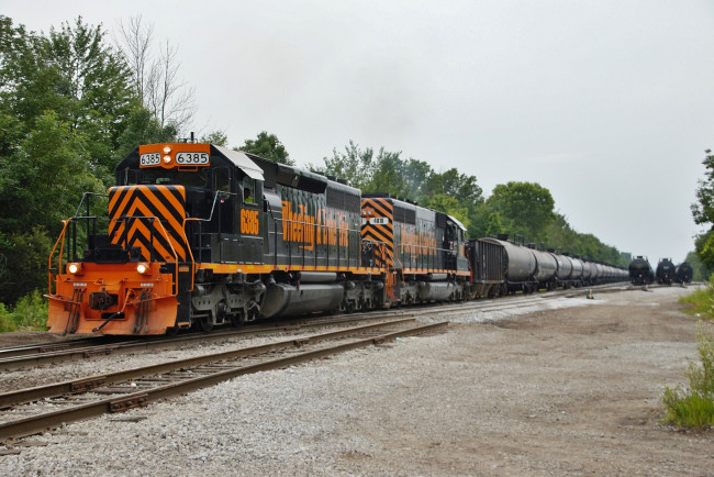 Обои картинки фото техника, поезда, локомотив, рельсы, дорога, состав, железная