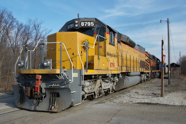 Обои картинки фото техника, поезда, рельсы, дорога, железная, состав, локомотив