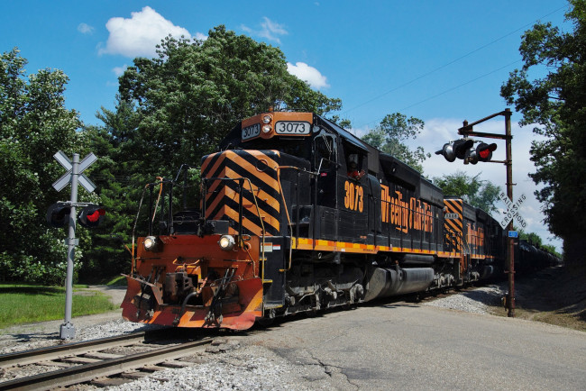 Обои картинки фото техника, поезда, состав, железная, дорога, рельсы, локомотив