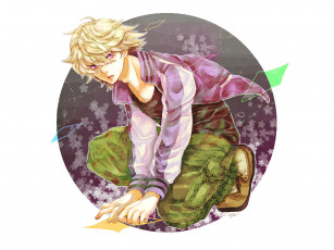 Картинка аниме tiger+and+bunny парень