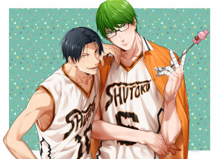 Картинка аниме kuroko+no+baske шинтаро такао