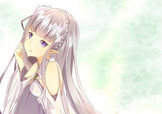 Картинка аниме re +zero+kara+hajimeru+isekai+seikatsu эмилия