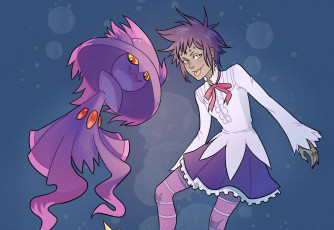 Картинка аниме +gray-man девушка покемон