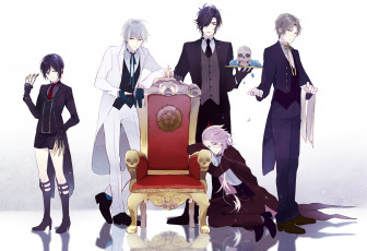 Картинка аниме touken+ranbu парни